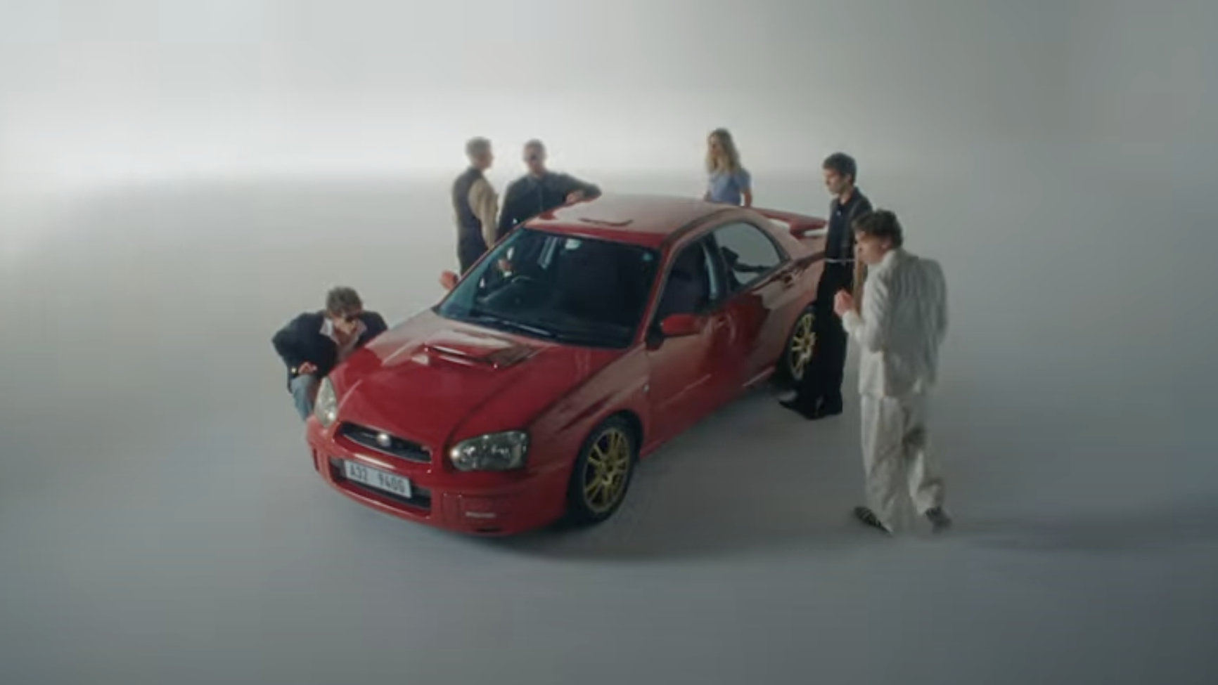 Screenshot from the 'I'm In Love (Subaru)' music video